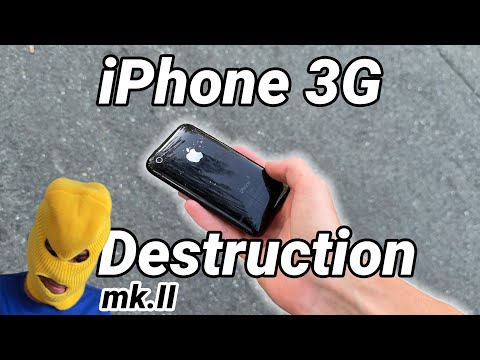 iPhone 3G Destruction (w/ Bike & Tree)