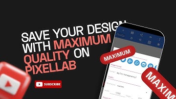 Learn How To Export your Designs from Pixellab with Maximum Quality | Pixellab High Resolution