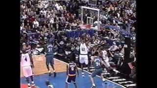 Vin Baker Makes Five Really Normal Two-Hand Dunks