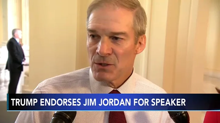 Donald Trump endorses Jim Jordan as House speaker race heats up