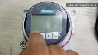 Configuración de Transmisores de Nivel SITRANS LR100 series mediante el Display Remoto SITRANS RD150
