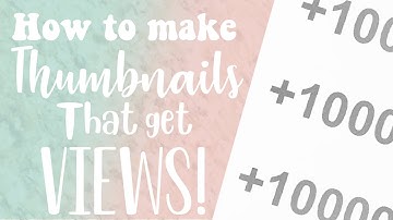 How to make EASY thumbnails using PROCREATE! | How to make good thumbnails that GET VIEWS!
