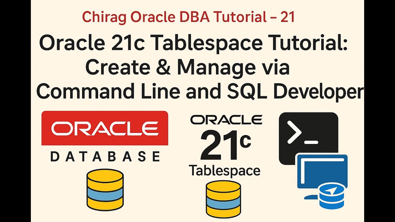 Oracle 21c Tablespace - Create & Manage via Command Line and SQL ...