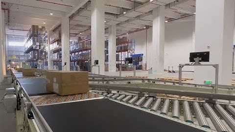 Rigor wheel sorter for box sorting system #sortingmachine #sorter #conveyorsolutions