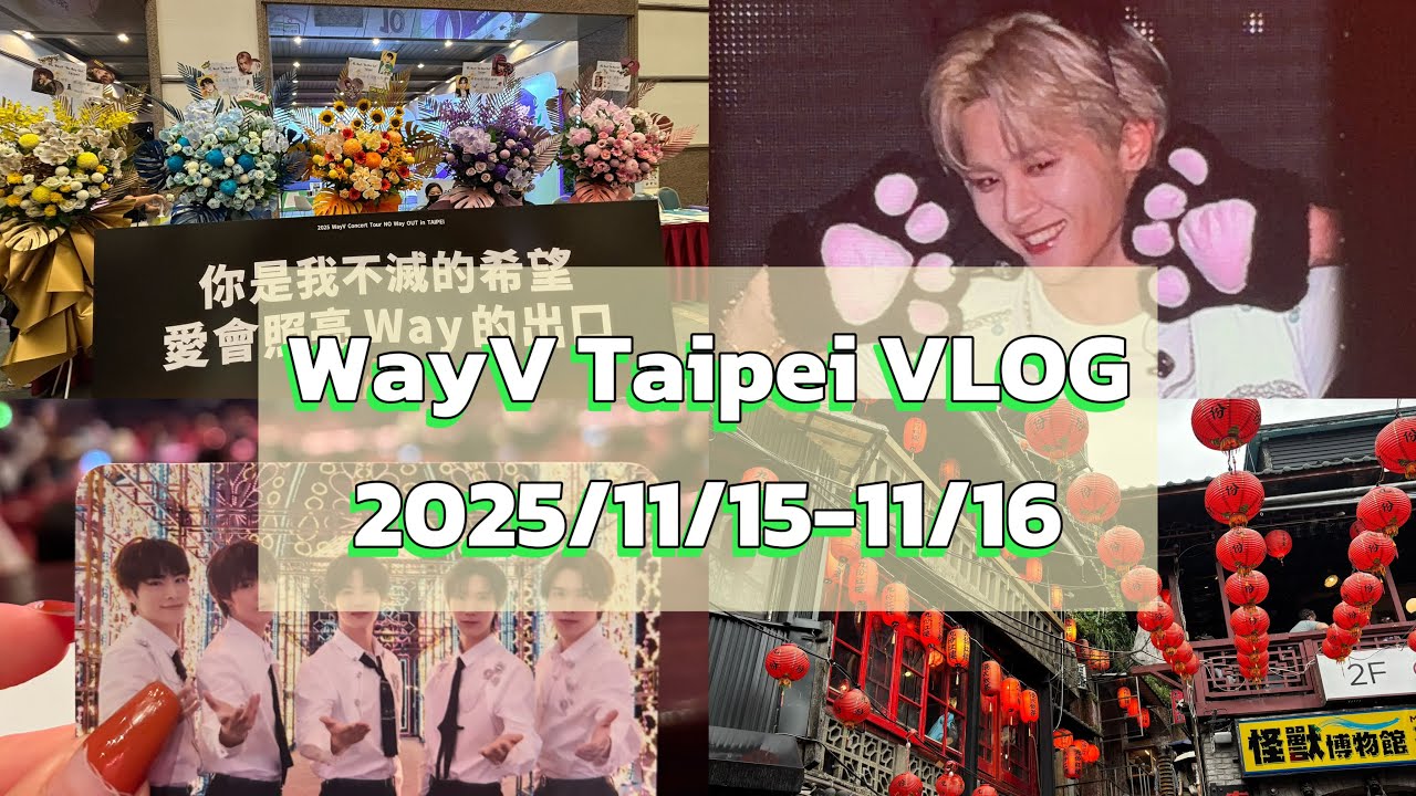 【VLOG】【WayV】アラサーオタク1人海外公演参戦旅【台湾】