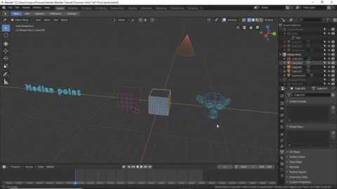 3D Modelling & Animation Blender 2.8 - Beginner Tutorial Part 8 of 1 -Pivot points