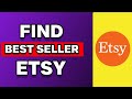 How to find best selling products on etsy step by step