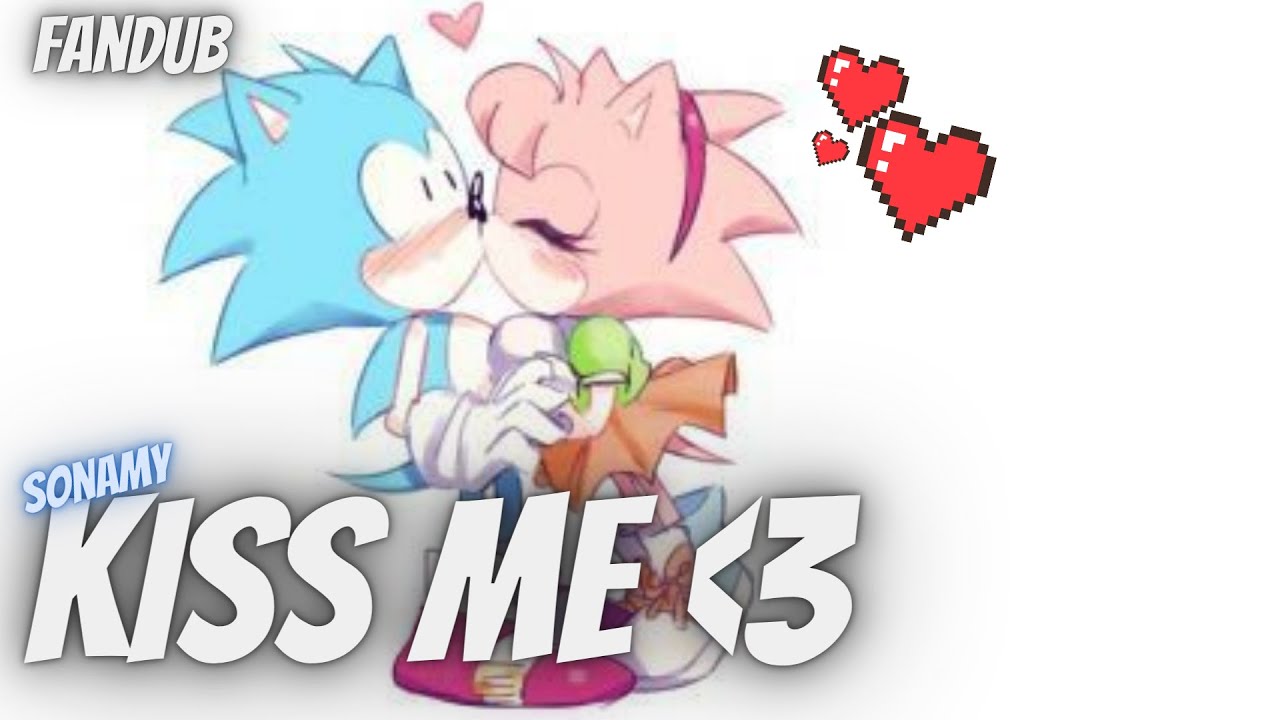 SonAmy: Kiss Me  Sonic y amy, Imagenes de godzilla, Dibujos