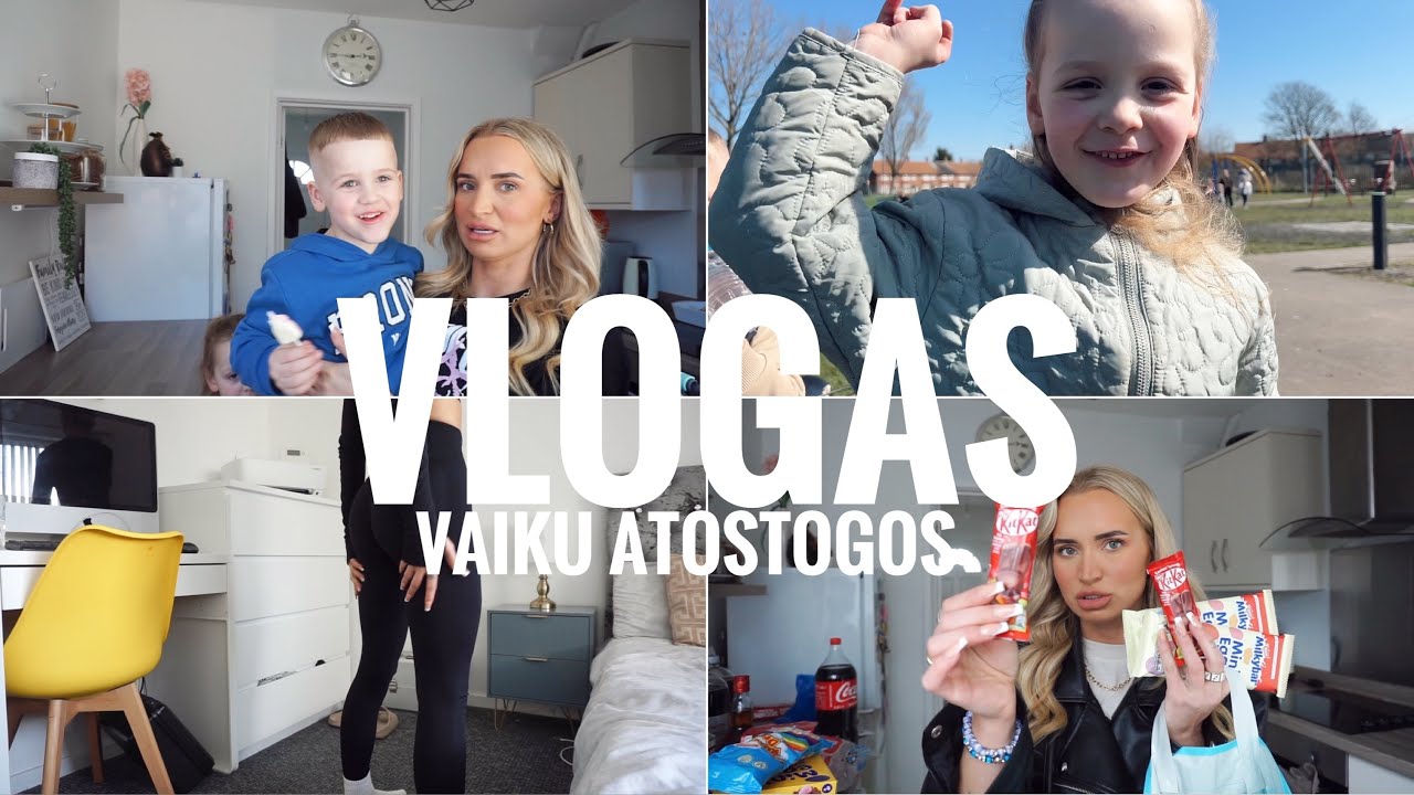 VLOGAS #95 / Darbšti kaip bitute 😁 vaiku atostogos, gimtadienio pasiruošimai 🥂🥳