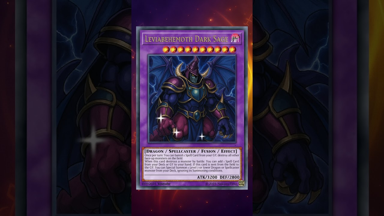 Leviabehemoth Dark Sage – The Ultimate Yu-Gi-Oh! Fusion Monster! 🐉✨ 