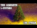 Pop Up Live Stream on Tree Generator HDA / L-Systems in Houdini