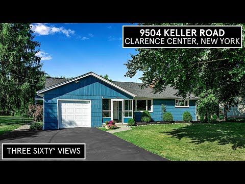 9504 Keller Rd, Clarence Center, NY home video tour