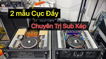 2 Mẫu Cục Đẩy 2 kênh x 1800w " Chuyên Trị Sub Kép" Lx acoustic TD1800 và PL2.18plus