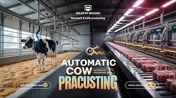 Amazing Automatic Cow Processing Machine|Modern Meat & Dairy Factory Technology| Built By Machines |