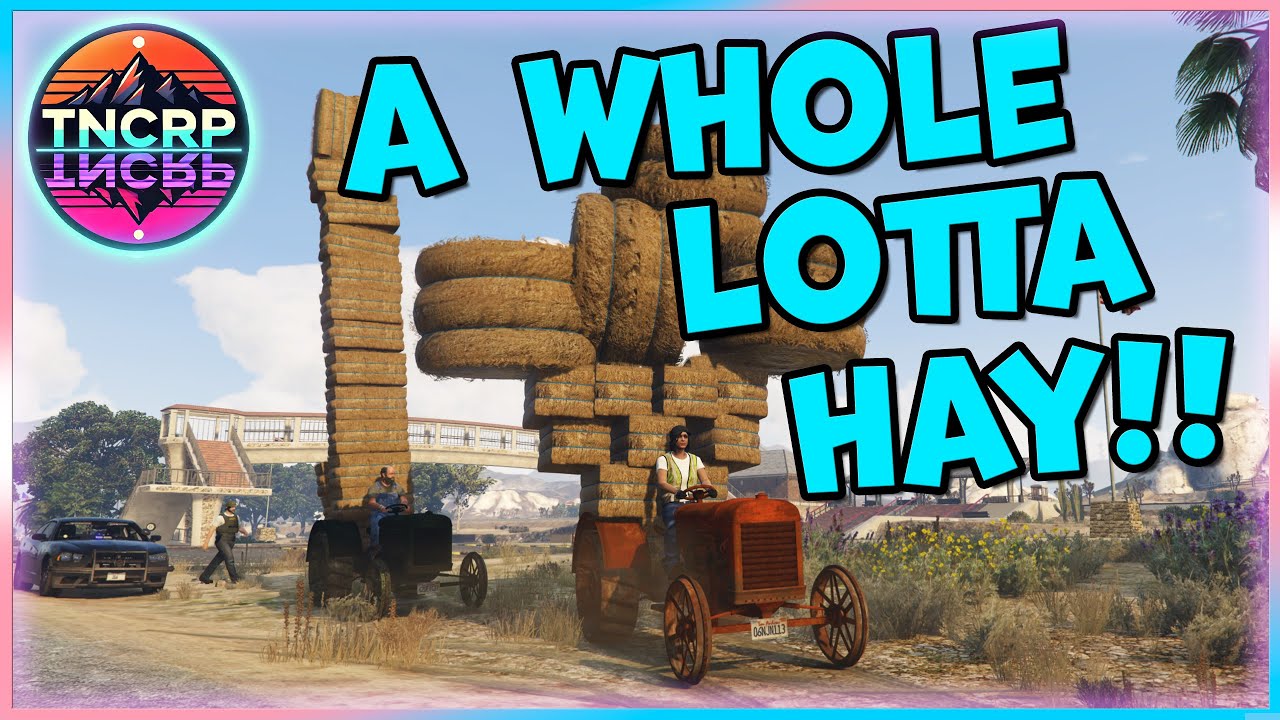 Ridiculous hay stack in GTA RP | TNCRP