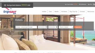 (Arabic) tripsavr 2.0 - How to make a reservation - QVI/QNET screenshot 1
