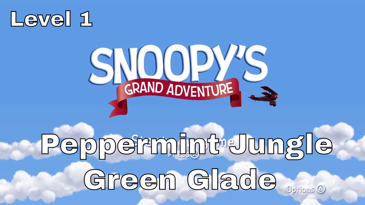 Snoopy's Grand Adventure | Level 1 | Green Glade | Peppermint Jungle | PS4