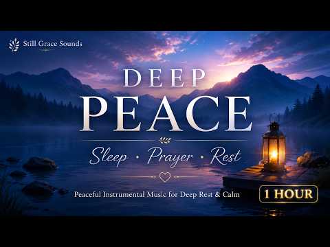 Calm Christian Instrumental Music for Sleep, Prayer & Bible Reading | Peace | 1 Hour