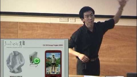 Group Projects 2009 - Group Juliet - Mobile Mirror Shopping Assistant