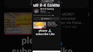 `Mr R-K Gaming ka 0 se 100 wala safar 📈` Please support me #1000subs