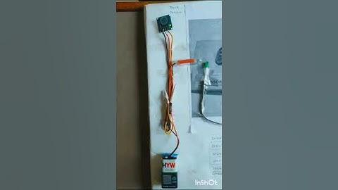 Rain, touch and IR sensor mini project #technology #engineering #project #bhavnagar #rain