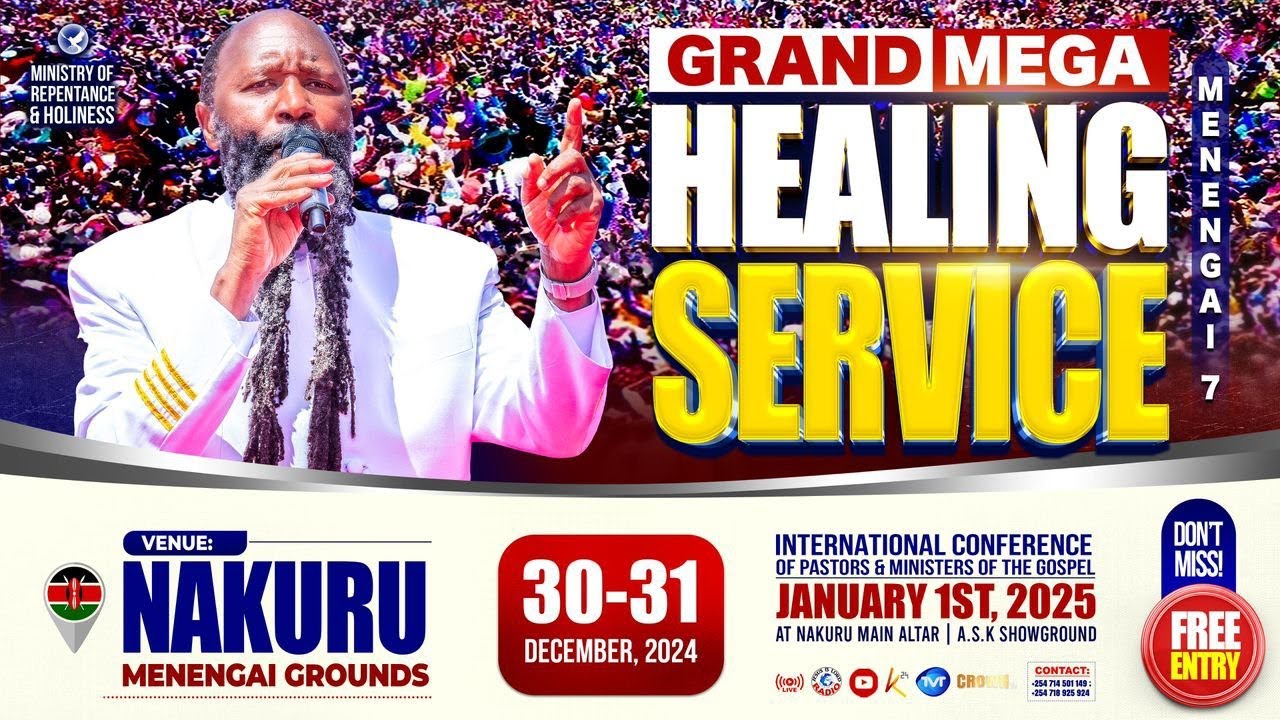 🔴 LIVE: GROUND ZERO, NAKURU MENENGAI 7 // Worship TV