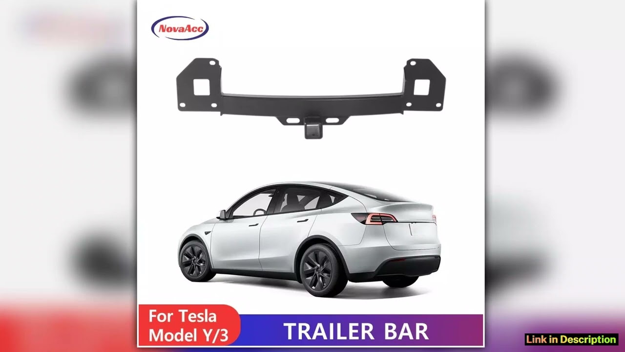NovaAcc for Tesla Model Y Tow Hitch Tow Hook Adapter Tow Hook Rear Trailer Ring Receiver Tesla Mode
