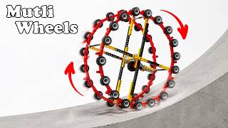Testing Giant LEGO Multi-Wheel Vehicle vs 5 Obstacle Level | Smart Lego
