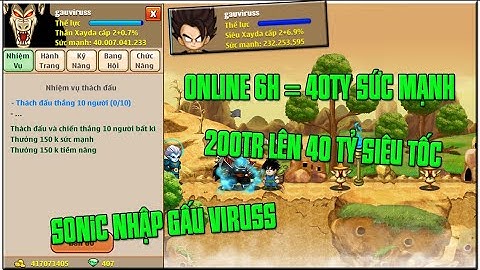 Ngọc Rồng Online - SET CADIC SMTN ÚP SIÊU TỐC 200tr SM LÊN 40 TỈ CHỈ BẰNG 6h ONLINE 11 BĐKB.....