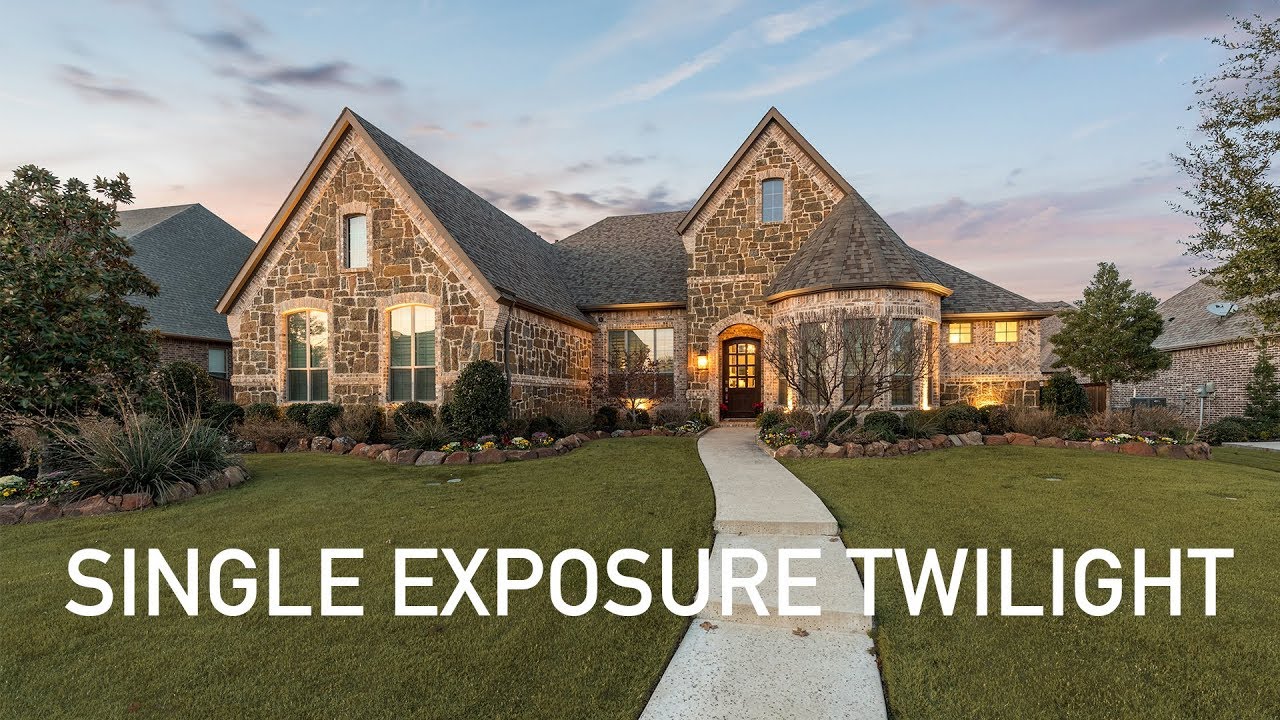 How To Edit A Single Exposure Twilight Real Estate Photography YouTube