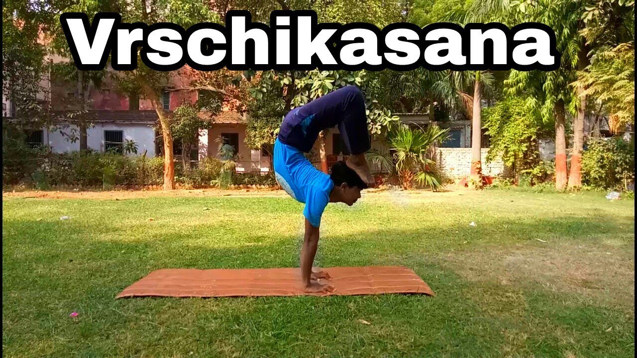 Hatha Yoga Scorpion Pose Hatha Yoga Scorpion Pose