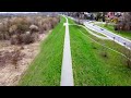 Bielańsko-Tyniecki Park Krajobrazowy Przegorzały Księcia Józefa ścieżka rowerowa Wisła widok z dron