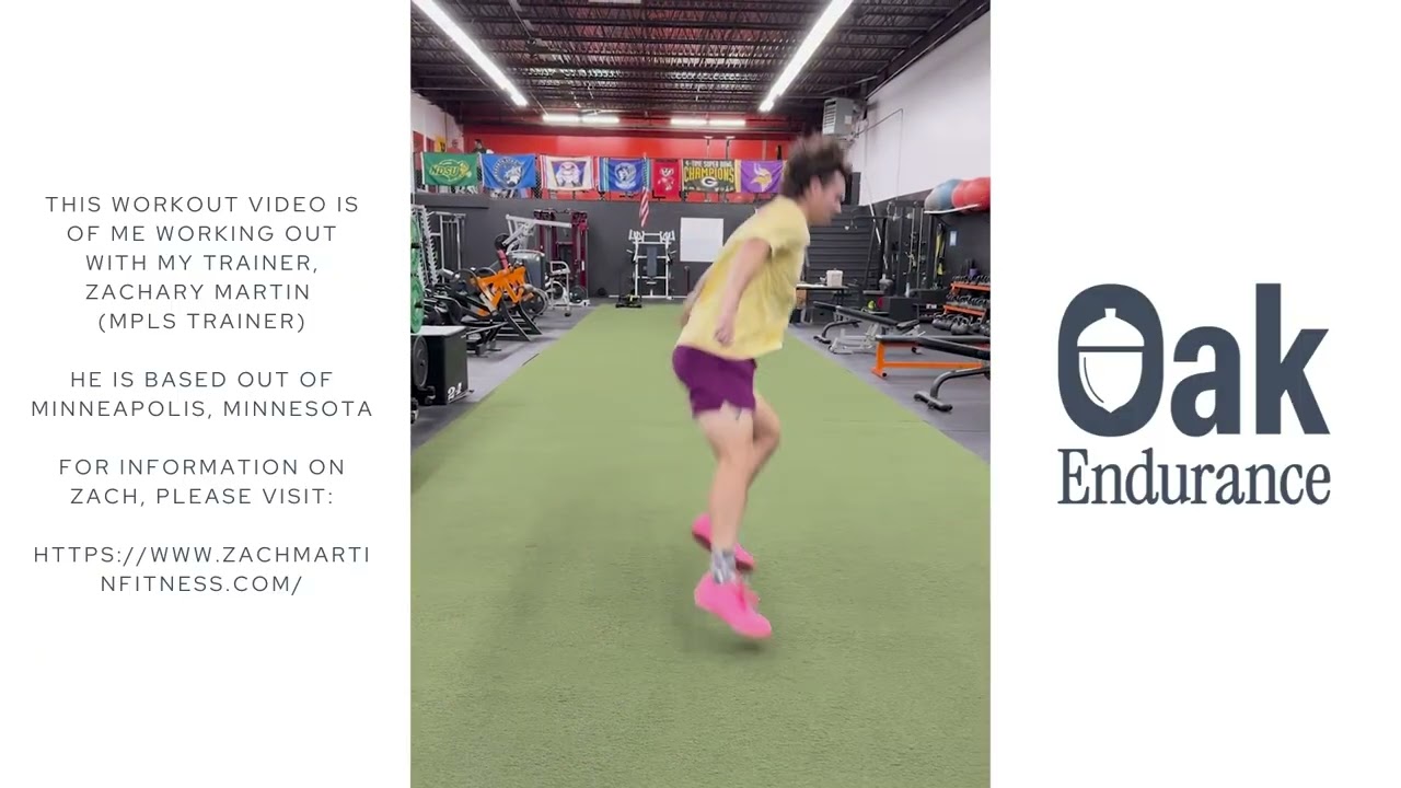 Single Leg Lateral Hop to Squat Jump + Landing - ZMF Series | Oak Endurance