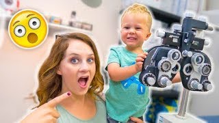 Toddler Gets Checked for GLASSES!