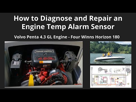 Boat Engine Beeping Alarm - Diagnose and Replace Temperature Sensor ...