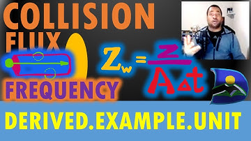 COLLISION FREQUENCY from FLUX| Helium gas| Pressure, Temperature, Area, Time