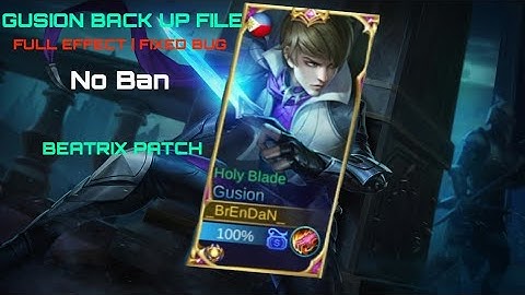 GUSION FULL BACKUP FILE 2021|BEATRIX PATCH | NO PASSWORD-JuTz PLaY