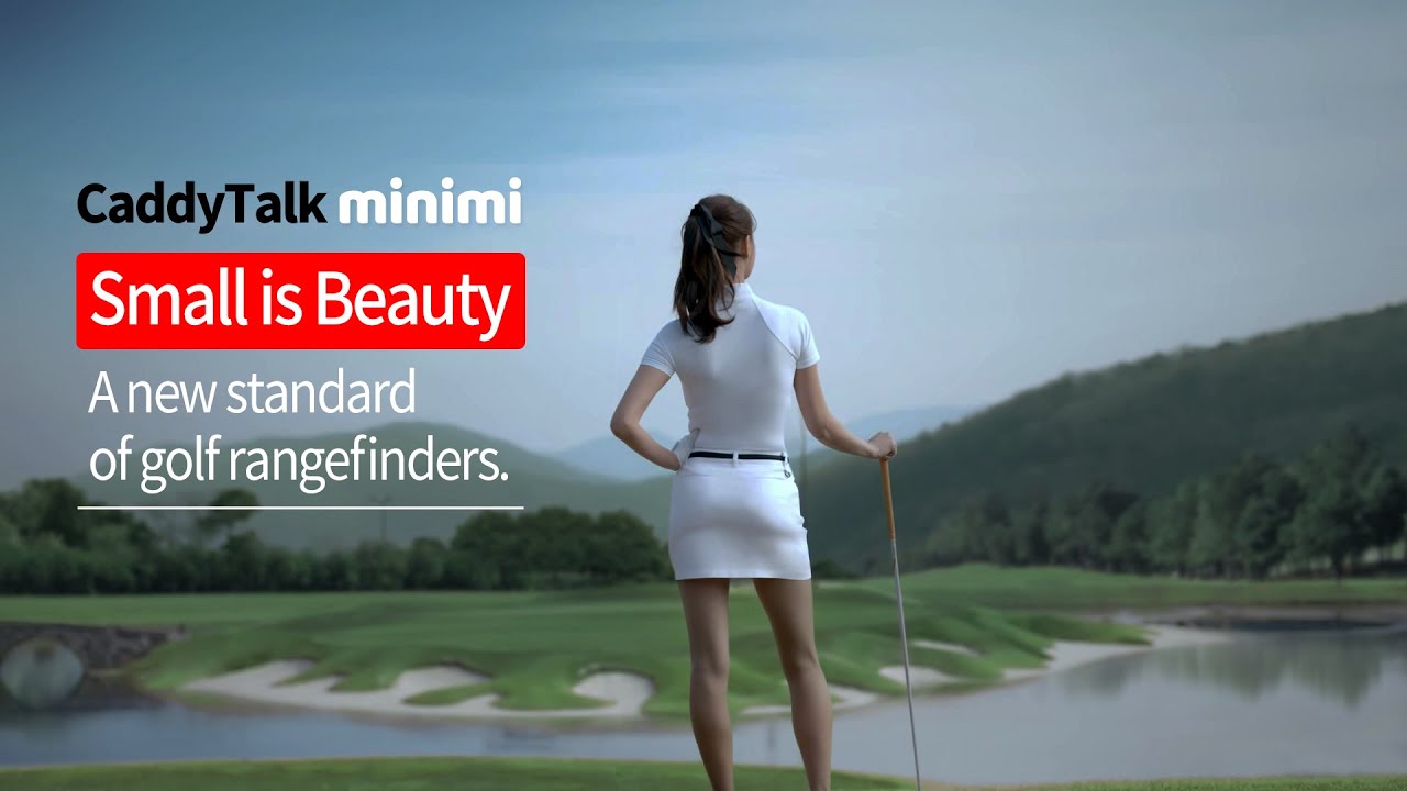 [Small is Beauty , Caddytalk minimi ] The world's smallest and most  beautiful Golf Rangefinder.