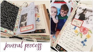 Junk Journal With Me - Ep 18 | Journaling Process Video
