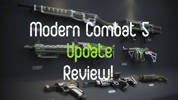 Modern Combat 5: Update Review! NEW GUNS, MASKS AND CAMOS!