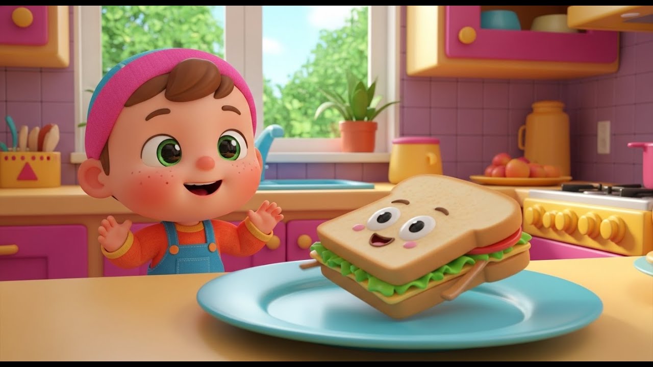 My Sandwich Learned to Skate | Best Kids Nursery Rhymes and Learning S