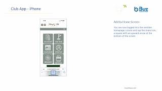 Hunting Hills Country Club Web App Setup   iPhone screenshot 1