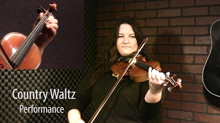 Video thumbnail of "Country Waltz - Canadian Fiddle Lesson by Patti Kusturok"