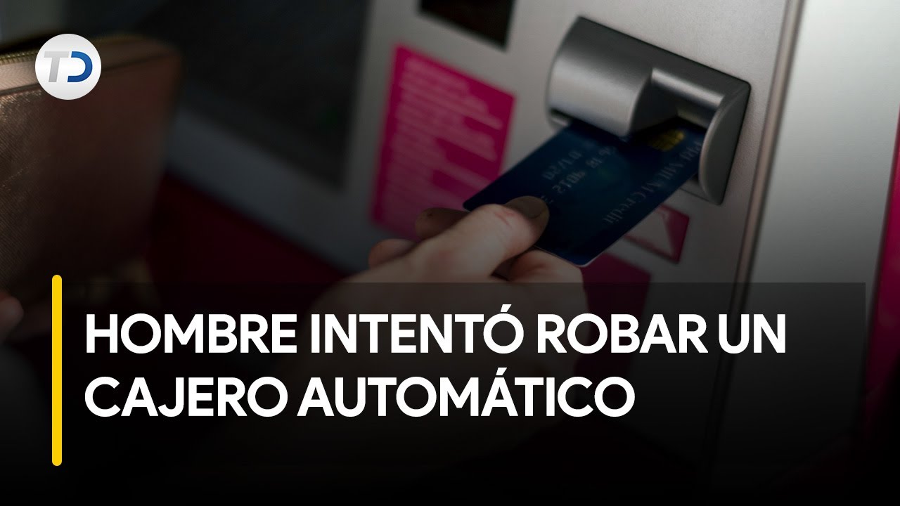 Hombre intentó robar dinero de un cajero automático en Sabanilla - YouTube