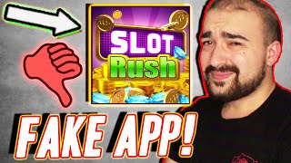 Why I Think Slot Rush App Is Fake! screenshot 1