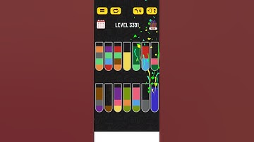Water sort puzzle - Level 3391 #games #puzzle #level #watersortpuzzle #gaming #gameplay #solution