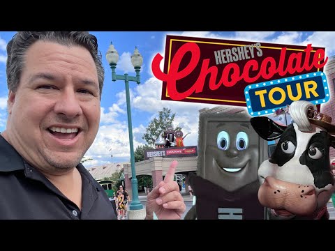 [4K] Hersheys Chocolate Factory Tour Full Ride - Hershey's Chocolate World