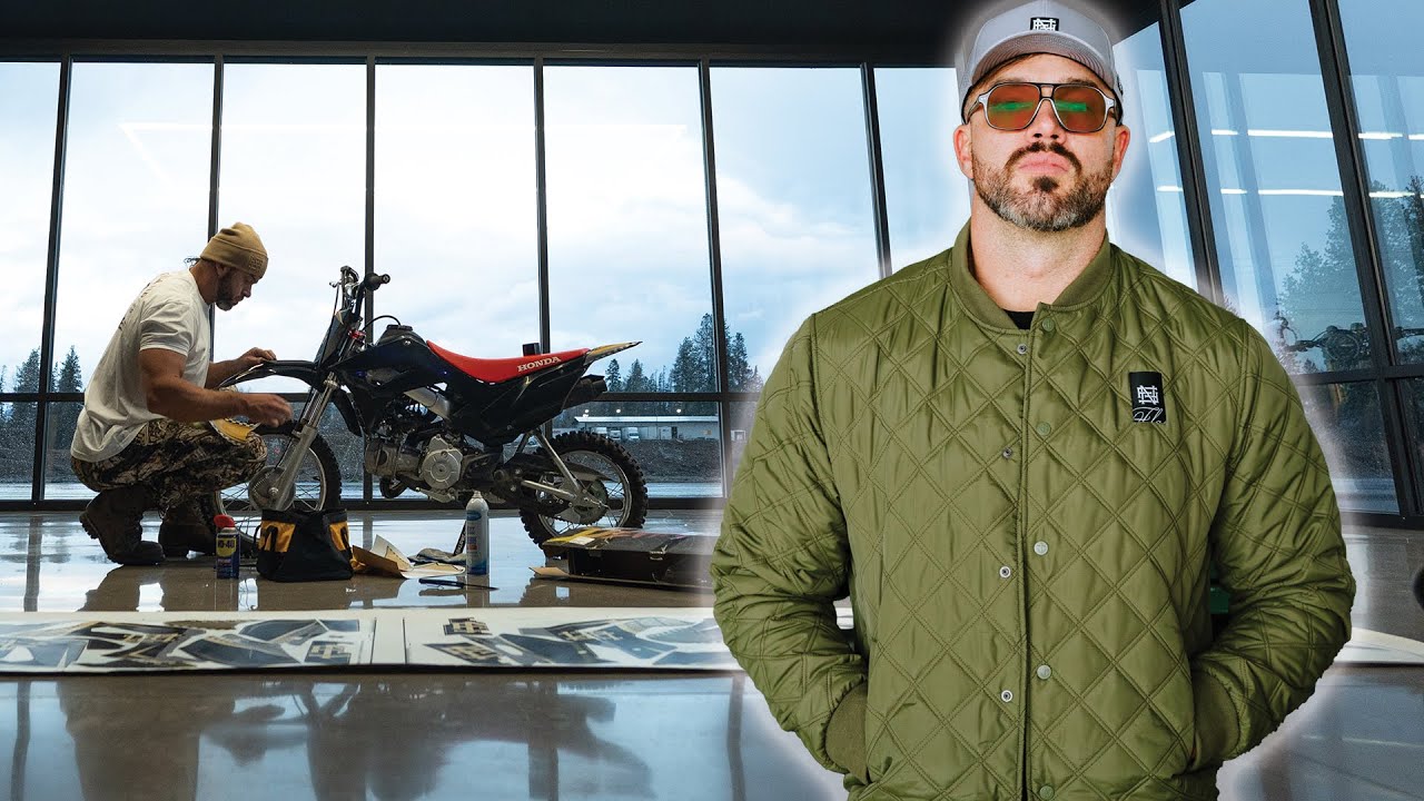 WRAPPING MY FIRST PITBIKE