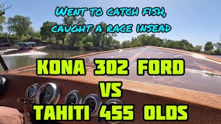 Went To Catch Fish, Caught A Race Instead Jet Boat 302 Vs 455 Small Block Vs Big Block