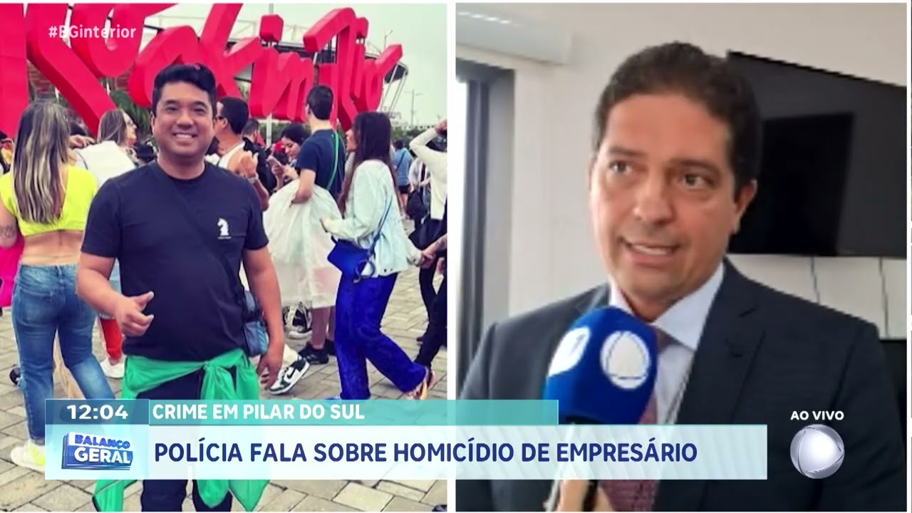 Crime em Pilar do Sul: polícia fala sobre homicídio de empresário